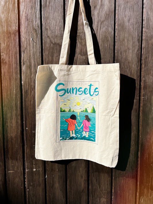 Catch Sunset Tote Bag